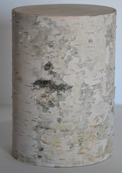 White Birch Pillars-(Set of Five) 3 1/2" to 5" Diameter 3",5", 7" Tall. Wholesale Pricing
