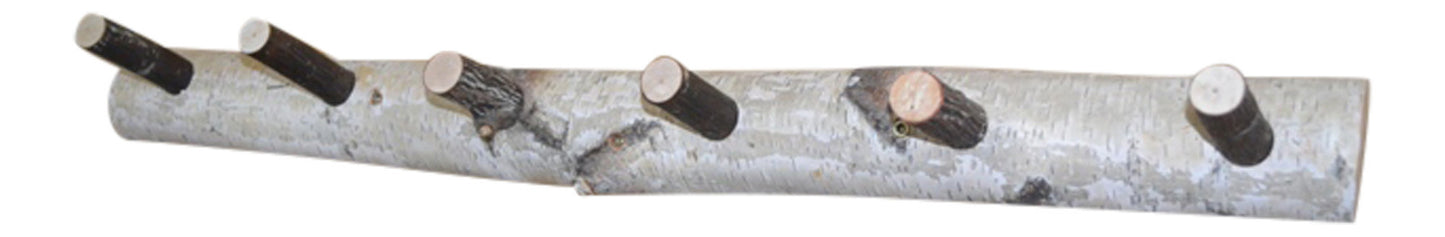 Birch Log Coat Rack