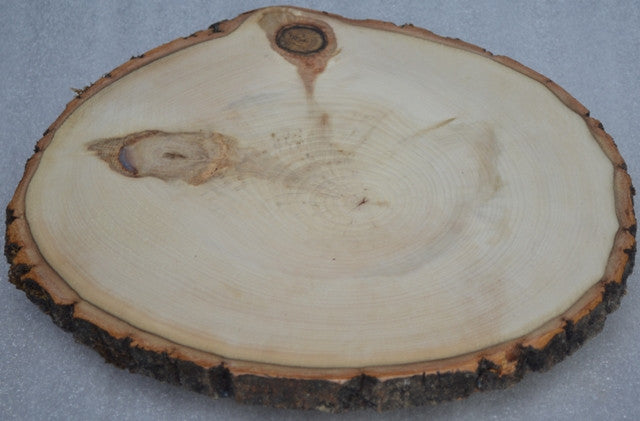 Log Round/Tree Slice Rustic Lazy Susan